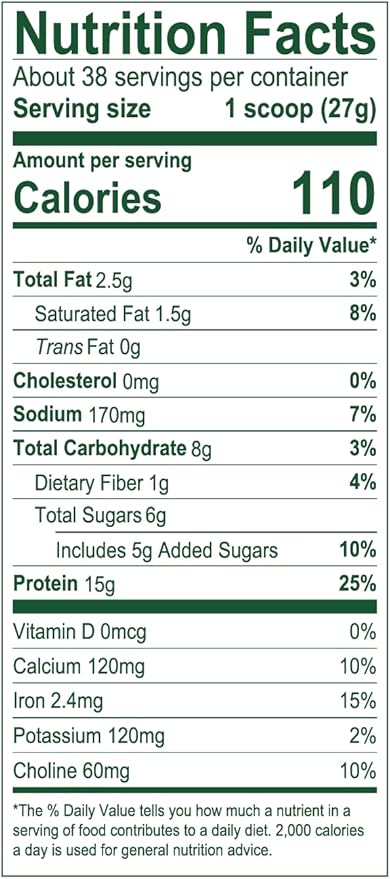 Vega Protein Made Simple, Dark Chocolate - Stevia Free Vegan Protein Powder, Plant Based, Healthy, Gluten Free, Pea Protein for Women and Men, 36.3oz (2 lbs 4.3 oz) 1.03kg (Packaging May Vary)