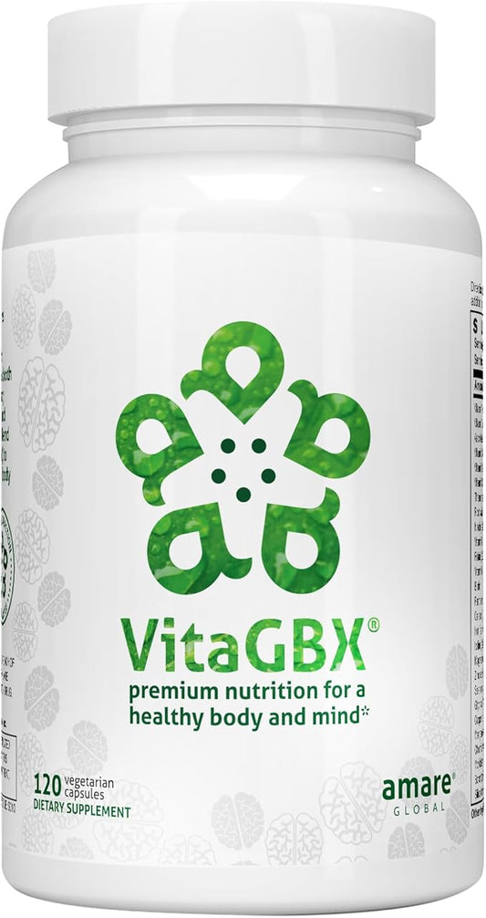 Amare Global VitaGBX™ Multivitamin for a Healthy Body and Mind, 120 Capsules