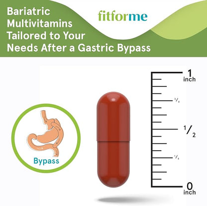 Bariatric Multivitamins with Iron - Capsules After Gastric Bypass - One a Day WLS Forte Capsule Starter Pack - 10 Days Supply of Vitamins & Minerals, Scientifically Proven