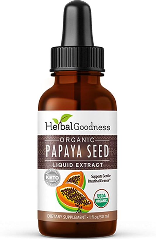Papaya Seeds 1oz - Nutrient-Rich Superfood for Digestive Health and Detoxification - Raw, Non-GMO, and Unprocessed - Your Holistic Wellness Journey