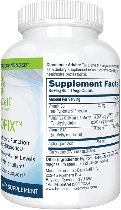 Neurofix Nerve Support Supplement - 60 Veg Capsules