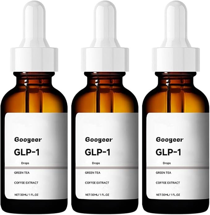 GLP-1 Liquid Men for Women Supplement Drops - 1 Fl Oz(3pack)