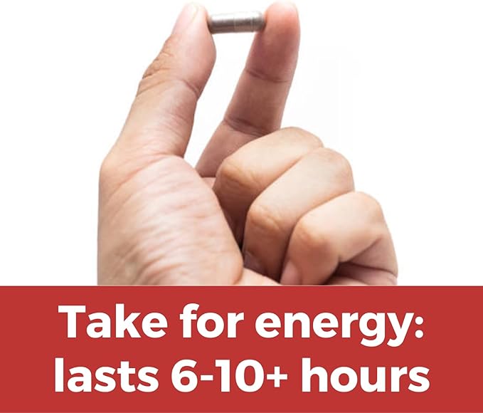 Extreme Energy - Fast, All-Day Energy Pills That Reduce Fatigue - All-Natural Energy Supplement for Women & Men - Boosts Energy, Alertness Without Crash or Jitters - 60 Capsules