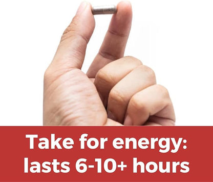 Extreme Energy - Fast, All-Day Energy Pills That Reduce Fatigue - All-Natural Energy Supplement for Women & Men - Boosts Energy, Alertness Without Crash or Jitters - 60 Capsules