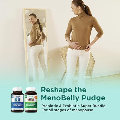 BB Company Slim Gut Bundle | Prebiotics and Probiotics for Women - Bloating Relief - Pre and Probiotics - Provitalize & Previtalize | Value Bundle | Packaging Vary | 30 Day Supply