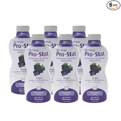 Pro-Stat Concentrated Liquid Protein Medical Food - Grape, 30 Fl Oz Bottle (Case of 6)