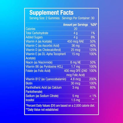 Multivitamin for Women - 60 Multivitamin Gummies - Vitamins for Women - Natural Fruit Flavor - Gluten Free & Non GMO