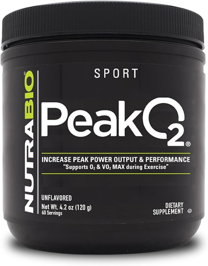 NutraBio Peak O2, Unflavored, 4.2 oz (120 g), Labs