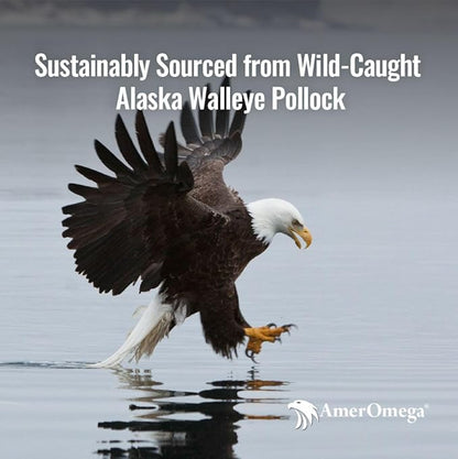 Preferred Triglyceride Omega-3 Fish Oil for Heart Health Support - Wild-Caught Alaskan Walleye Pollock - American-Sourced, American-Made - Non-GMO, Gluten-Free & Dairy-Free - 60 Softgels