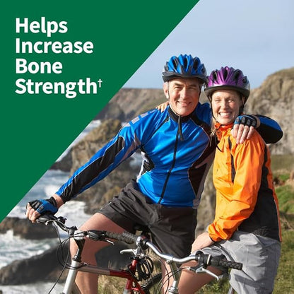 Garden of Life Raw Calcium Supplement for Women and Men - Vitamin Code Made from Whole Foods with Magnesium, K2, Vitamin D3 and Vitamin C, for Bone Strength, Probiotics for Digestion, 120 Capsules