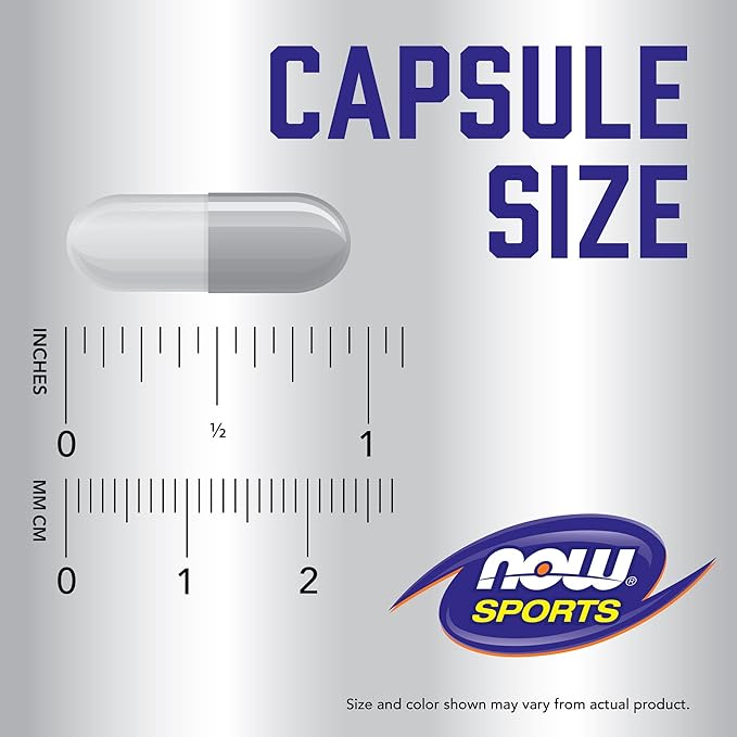 NOW Foods Sports Nutrition, Kre-Alkalyn Creatine 750 mg, Mass Building*/Energy Production*, 120 Veg Capsules