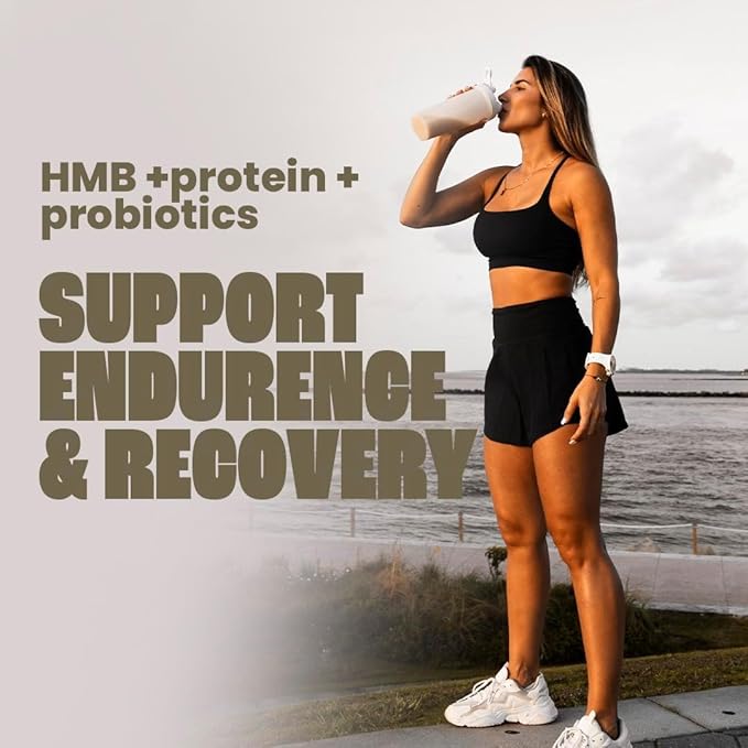 Pack of 2 | Vegan Protein Powder by TASHIE, 20g Pea Protein for Men and Women, Non GMO, Zero Sugar, Contains Probiotic & HMB (Vanilla & Coconut)