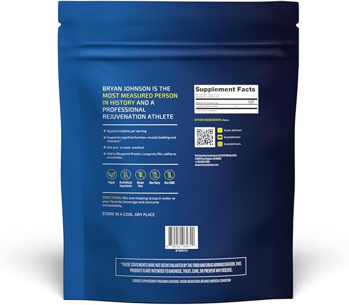 Blueprint by Bryan Johnson - Creatine