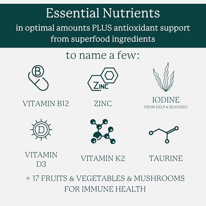 Dr. Fuhrman Daily Whole Food Multivitamin for Men - 120 Capsules, Vegan Formula for Optimal Health and Vitality, Specifically Designed for Men Over 50