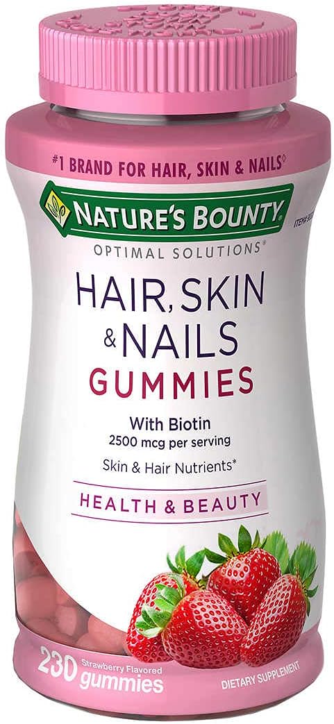 Nature's Bounty Hair, Skin and Nails, 230 Gummies (4 Pack)