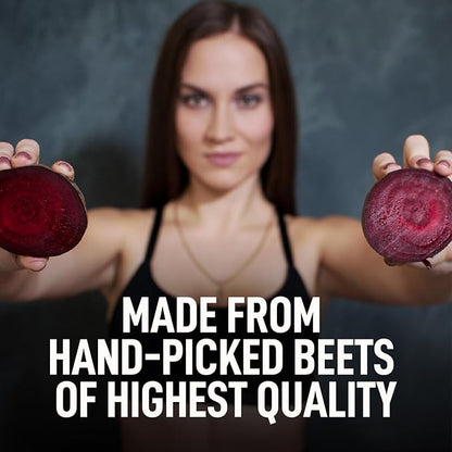 Organic Beet Root Powder, USDA Certified - Nitric Oxide Supplement, Beet Juice Powder Superfood for Healthy Heart, Beetroot Supplement, Beetroot Powder - 56 Servings, 8 oz
