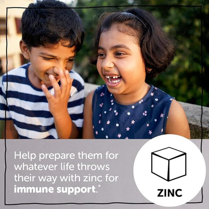 SmartyPants Kids Mineral Chews: Magnesium Citrate & Calcium Supplement with Vitamin D3, Vitamin C, Vitamin K2, Zinc & Selenium for Immune Support, 60 Count (30 Day Supply)