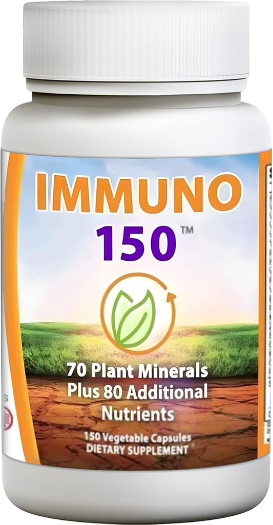 IMMUNO 150 - IMMUNO 150 Complete Multi - The Ultimate Multivitamin & Immune Support Supplement - Essential Daily Nutrients for Vitality & Wellness - 150 Capsules (1 Bottle)