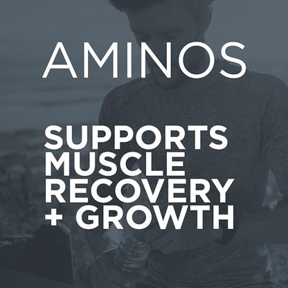 Aminos | 4g of Free-Form Amino Acids, Beta-Alanine, 0 Sugar & 60 Servings (Grape Gatsby)