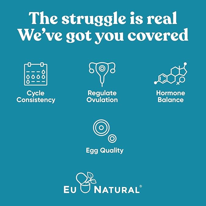 Regulate Cycle Support – Hormone Balance for Women at Optimal 40:1 Myo-Inositol & D-Chiro Inositol – Supplement for Period Consistency, Menstrual & Ovulation Support – 120 Vegan Soft Capsules