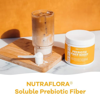 GOBIOTIX Fiber Supplement - Prebiotic Soluble Fiber Powder, Supports Gut Health and Digestive Regularity - Gummies Alternative - Gluten & Sugar Free, Keto, Vegan - 1 Scoop Daily, 35 Servings (2 Pack)