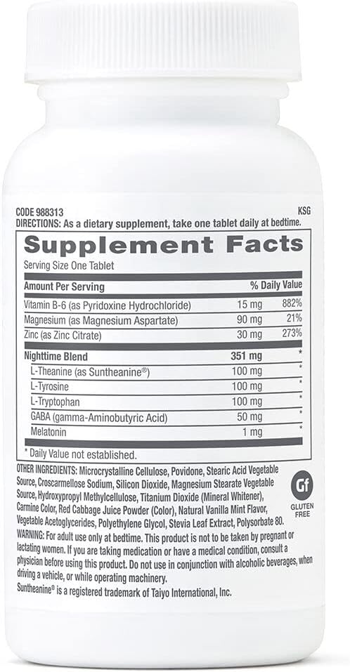 GNC Pro Performance Zinc Magnesium, 60 Tablets, Supports Restful Sleep and Anabolic Support