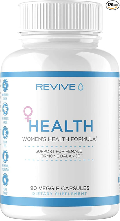 Revive MD Women's Health | Vitamin Health Supplement for Women | Hormonal Balancing - Hair, Skin Nail Support