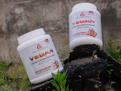 Core Nutritionals Platinum Vegan Gourmet Plant-Based Protein Blend with 21Grams of Pea Protein, Lactose, Soy and Gluten Free 29 Servings (Chocolate Brownie Batter)