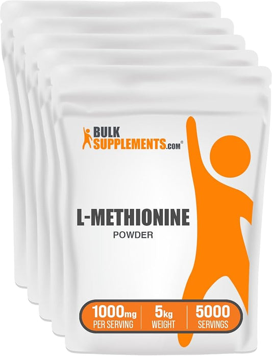 BulkSupplements.com L-Methionine Powder - Choline Supplements - Antioxidants Supplement - Amino Acid Nutritional Supplements - L Methionine 1000 mg Powder (5 Kilograms - 11 lbs)