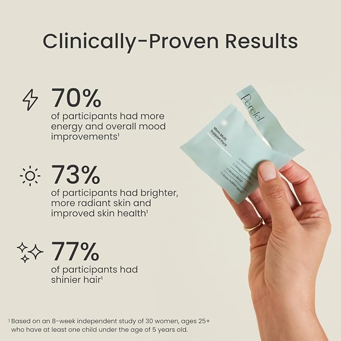 Perelel Mom Multi Support Pack - Postnatal Vitamins for Women to Support Post Partum, Breastfeeding + Early Motherhood* - Gluten, Soy and Dairy-Free Non-GMO (30 Daily Pill Packs)