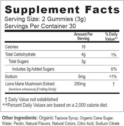 Focus Strawberry (60 Gummies) - Supports Focus and Concentration (1)