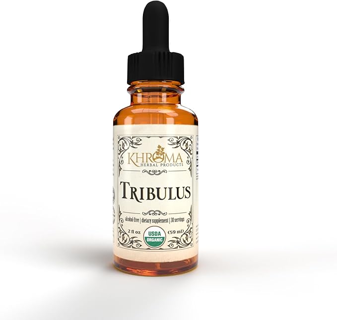Organic Tribulus 30 Servings - 800 MG - Max Strength Liquid - Alcohol-Free - 2 FL OZ