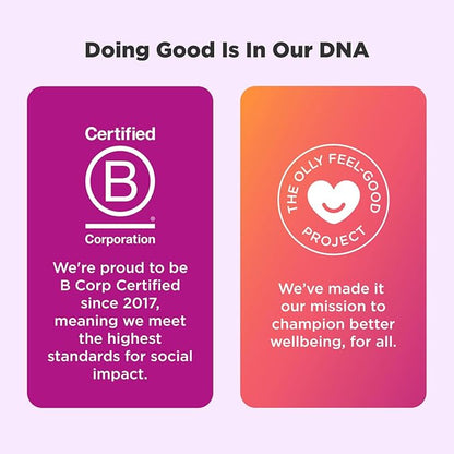 OLLY Combat Cravings, Metabolism & Energy Support Supplement,1000 mcg Chromium, Green Tea, Goji Berry, Ginger - 30 Count