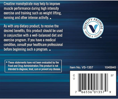 BodyTech 100% Pure Creatine Monohydrate Powder - Premium Micronized Creatine for Enhanced Muscle Strength and Performance - Supports Muscles, Recovery, and Increased Exercise (18oz/102 Servings)