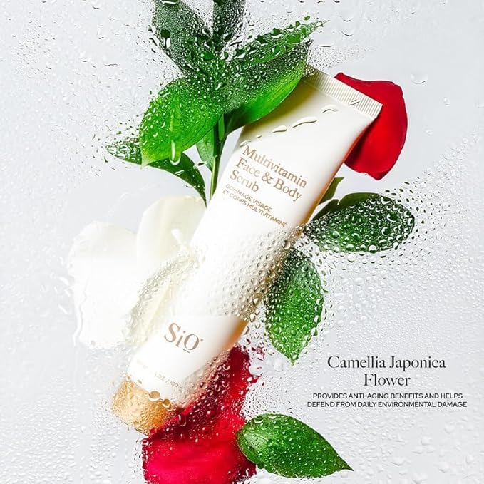 SiO Cryo Multivitamin Face & Body Scrub - Antioxidant-Rich Exfoliator