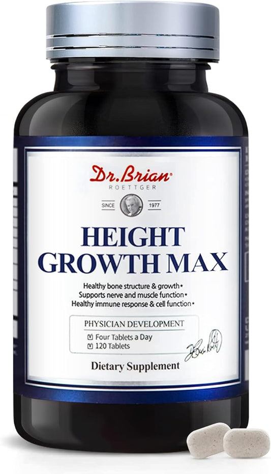 Height Growth Maximizer - Advanced Growth Formula Grow Taller Supplement for Children (10+) &Teens - Multivitamin,Mineral Calcium,L-Arginie & Astragalus Ginseng