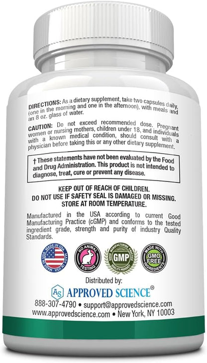 Approved Science Multi-Vitamin - with Full-Spectrum B-Vitamins, Green Tea, Lutein, Lycopene, Zeaxanthin, BioPerine - 60 Capsules - 3 Month Supply