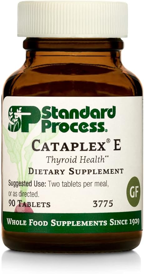 Standard Process Cataplex E - Whole Food RNA Supplement and Antioxidant with D-Alpha Tocopherol Vitamin E, Beet Root, Ascorbic Acid, Inositol, Selenium, and Honey - 90 Tablets
