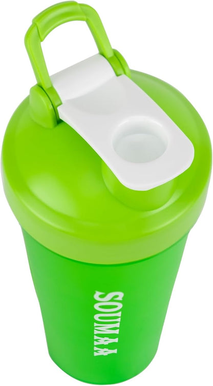 Protein Shaker Bottle 20 oz - BPA-Free, Durable, Leak-Proof with Locking Lid & Stainless Steel Mixing Ball for Smooth Blends - Ideal for Tennis Cycling Boxing Climbing Body Building