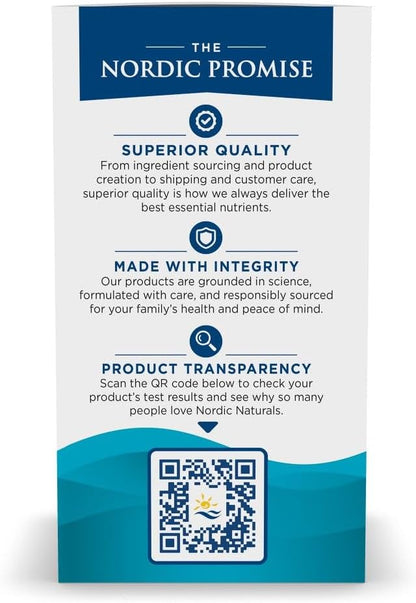 Nordic Naturals Complete Omega, Lemon Flavor - 180 Soft Gels - 565 mg Omega-3 - EPA & DHA with Added GLA - Healthy Skin & Joints, Cognition, Positive Mood - Non-GMO - 90 Servings