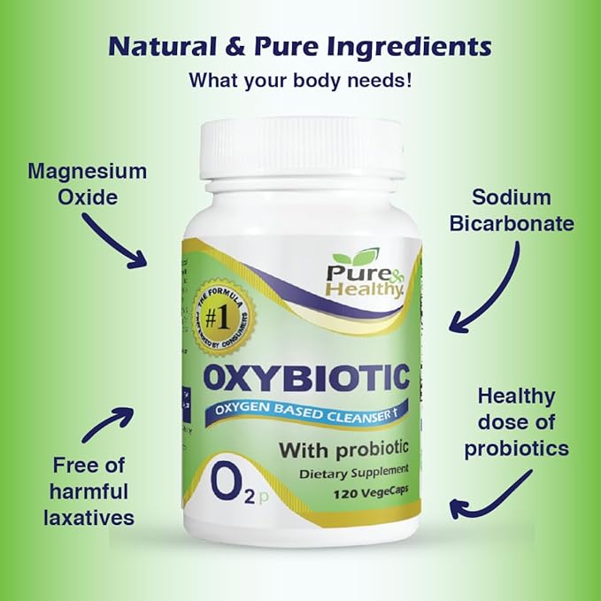 Pure & Healthy Oxybiotic Colon Cleanser (60)