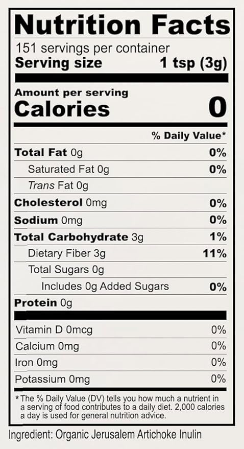 Anthony's Organic Inulin Powder (1 Pound)