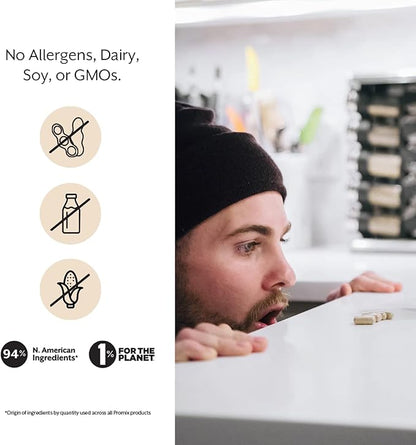 ProMix Nutrition Grass Fed Raw Beef Liver Supplement, Multivitamin Detox for Liver Health, Bioavailable Vitamin A, B12, D3, Heme Iron, 180 Gelatin Capsules