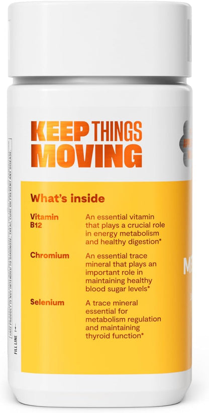 Habit Metabolism Supplement 2 Pack (120 Capsules) - Supports Digestive Health & Metabolism, Vitamin B12, Selenium, Chromium, Apple Cider Vinegar, Vegan, Non-GMO