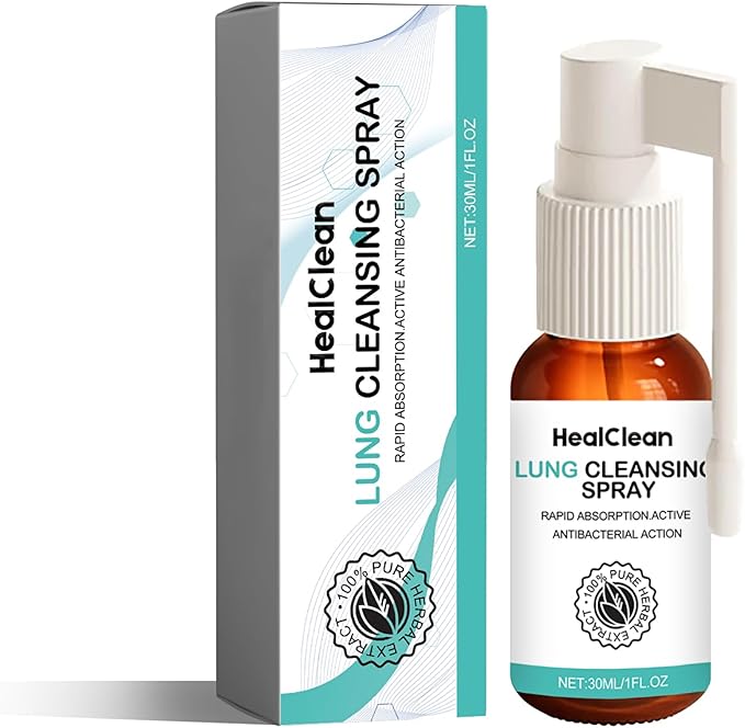 HealClean Lung Cleansing Spray, Herbal Lung Cleansing Spray(1PCS)