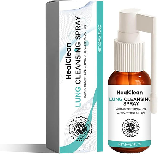 HealClean Lung Cleansing Spray, Herbal Lung Cleansing Spray(1PCS)