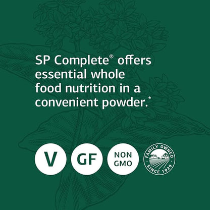 Standard Process SP Complete - Whole Food Nutrition with Amino Acids, Immune Support and Antioxidant Support with Rice Protein, Grapeseed Extract, and Choline - Vegetarian - 28 Ounce, 30 Servings