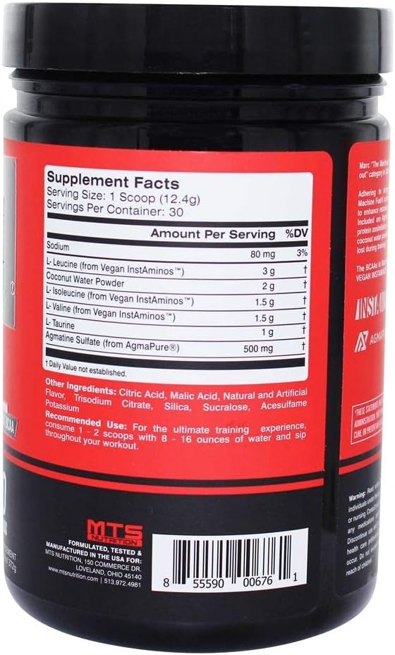 MTS Nutrition Machine Fuel - Recover Replenish Refuel - Vegan Hydration Supplement - Mixed Berry - 30 Serving