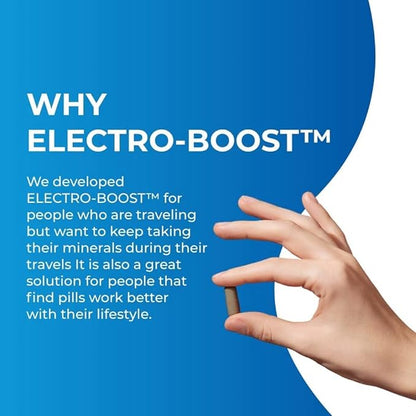 Complete Multi-Mineral Capsules - Electro-Boost Plant-Based Electrolytes and Micronutrients Capsules for Men and Women | Help to Boost Immunity, Support Gut Health and Improve Sleep | 60 Capsules