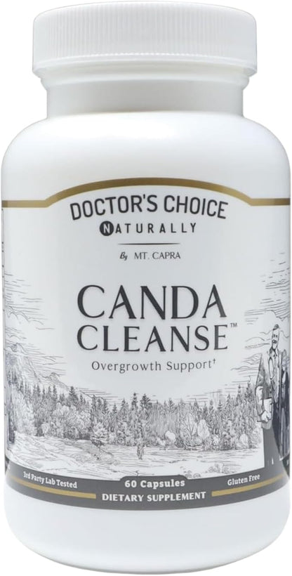 Mt. Capra Canda Cleanse | Support Intestinal Wellness | With Enzymes, Caprylic Acid, Pau D'Arco, Olive Leaf Extract, Garlic, Oregano, and Much More